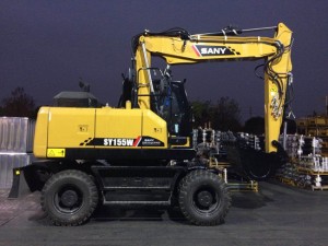 Sany wheeled excavator