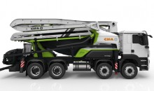 CIFA displays plug-in hybrid truck mixer pump