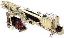 Astec’s new mobile asphalt plant