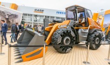 CASE unveils its biomethane wheeled loader concept at bauma 2019