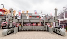 Long-distance concrete paving on show at bauma 2019 with the SF-2404 from Power Curbers