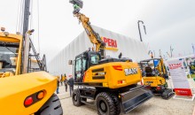 Sany launches its European-specific SY155W excavator at bauma 2019