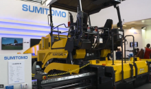 SUMITOMO shows latest asphalt pavers