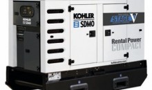 Kohler displays generating set for rental compact range