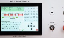 Mobile traffic light control via touch panel