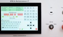 Mobile traffic light control via touch panel