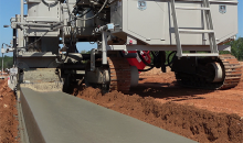 Improved concrete slipforming capabilities from Power Curbers