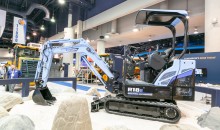 Electric mini excavator from Hyundai